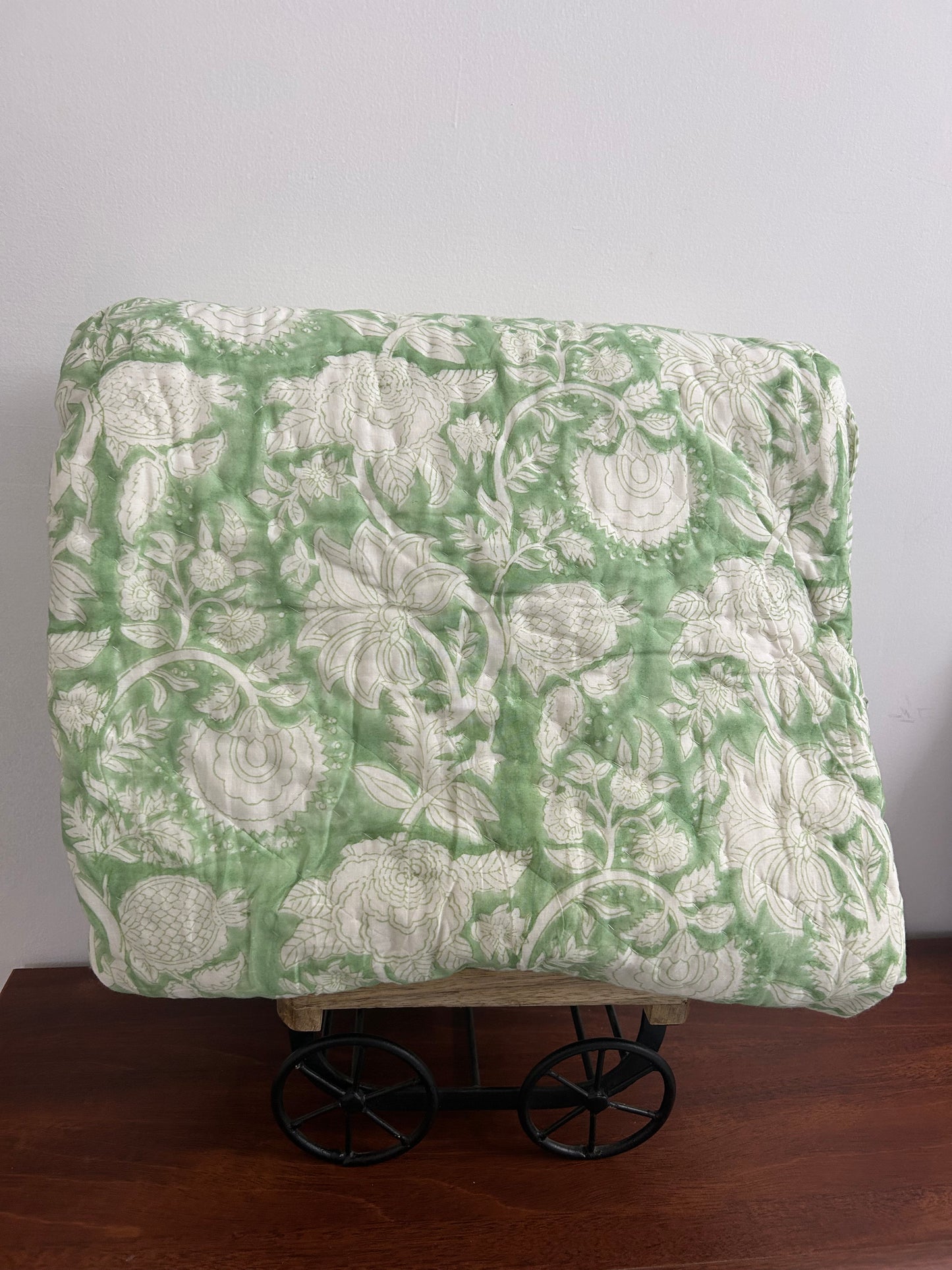 PURE HANDBLOCK MULMUL COTTON QUILT