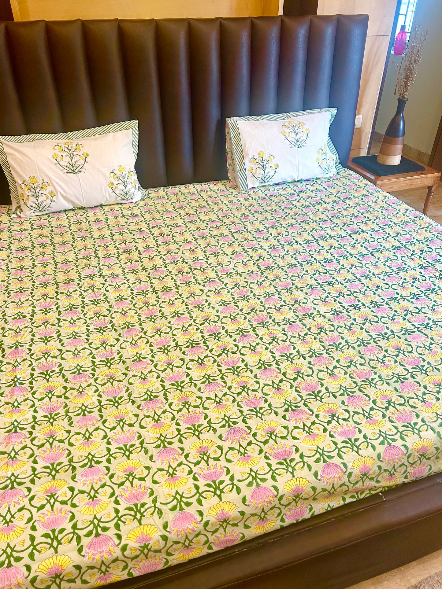 Bundle Of Joy Handblock bedsheet