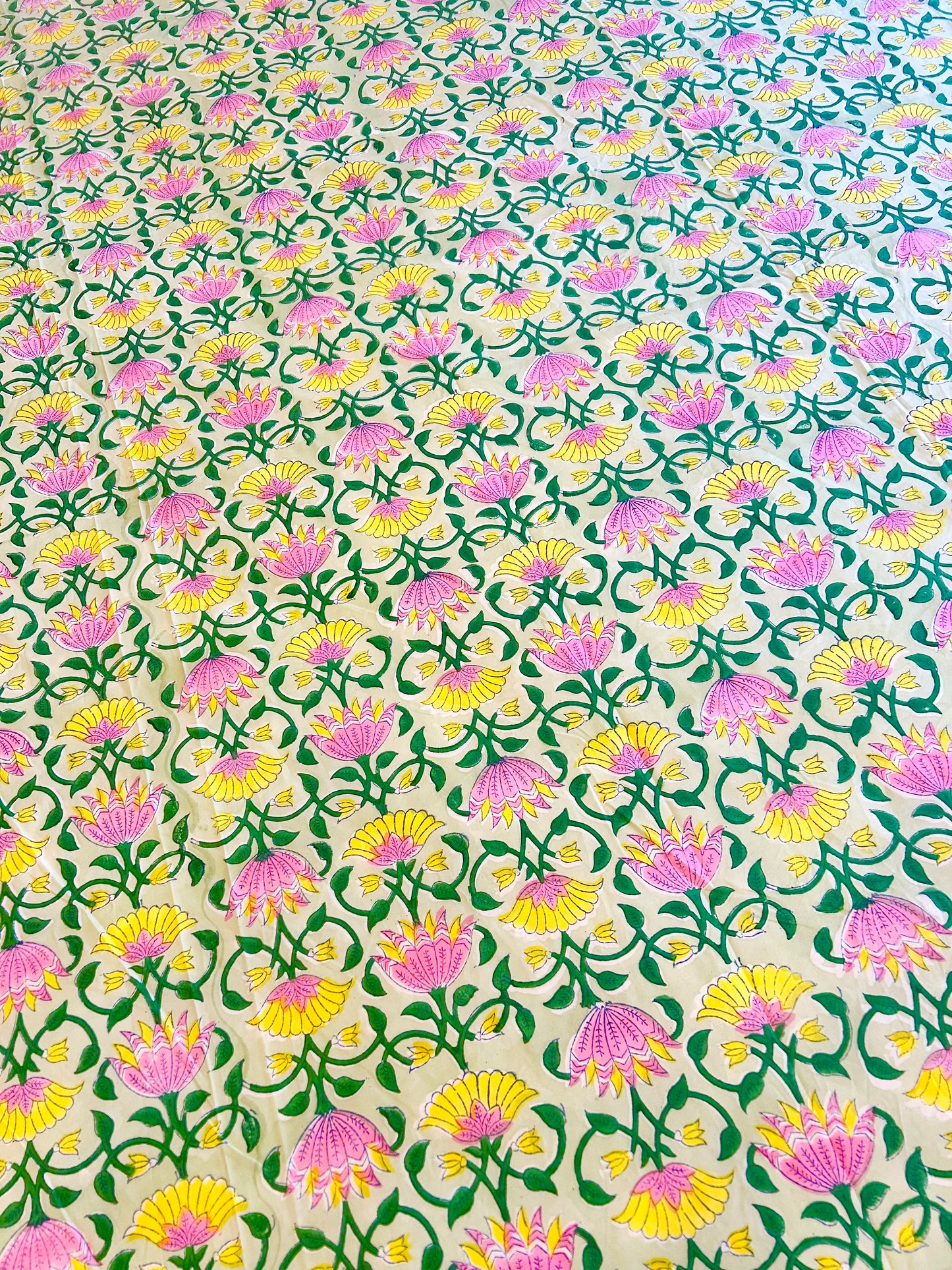 Bundle Of Joy Handblock bedsheet