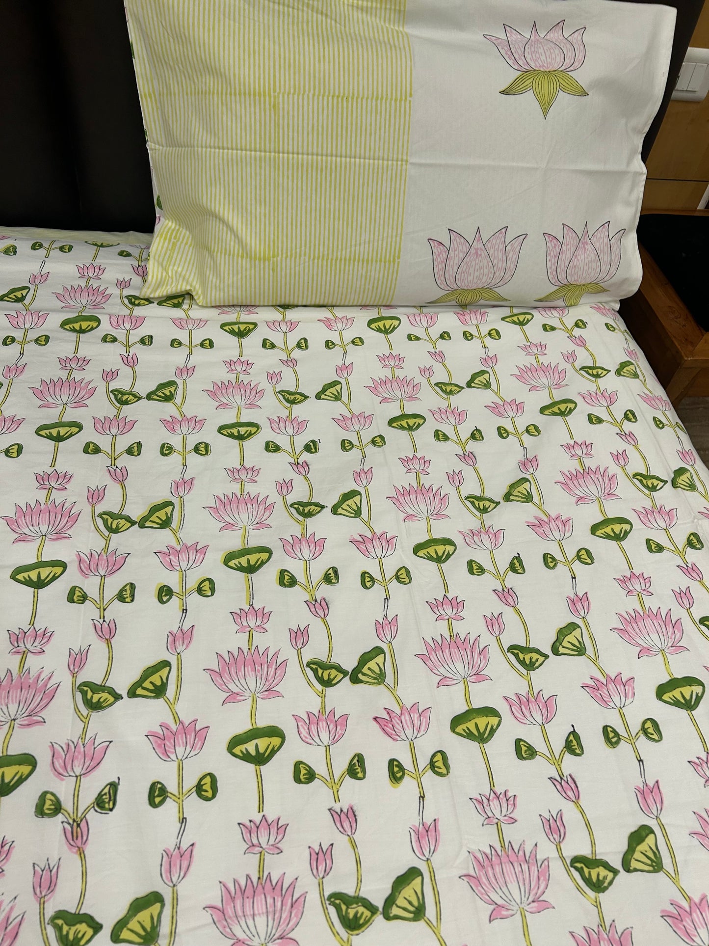 Handblock Printed Bedsheet