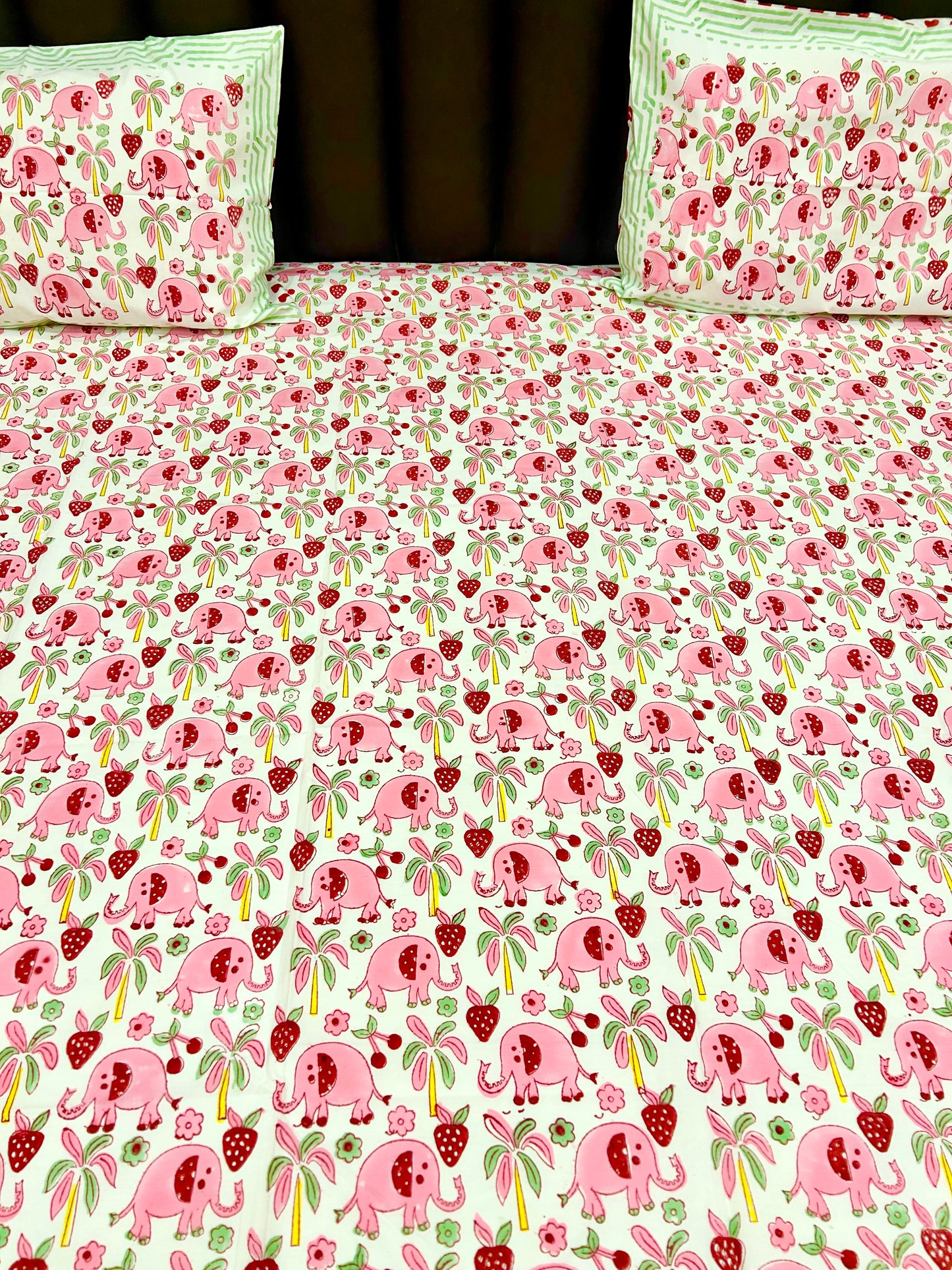 Handblock Printed Bedsheet