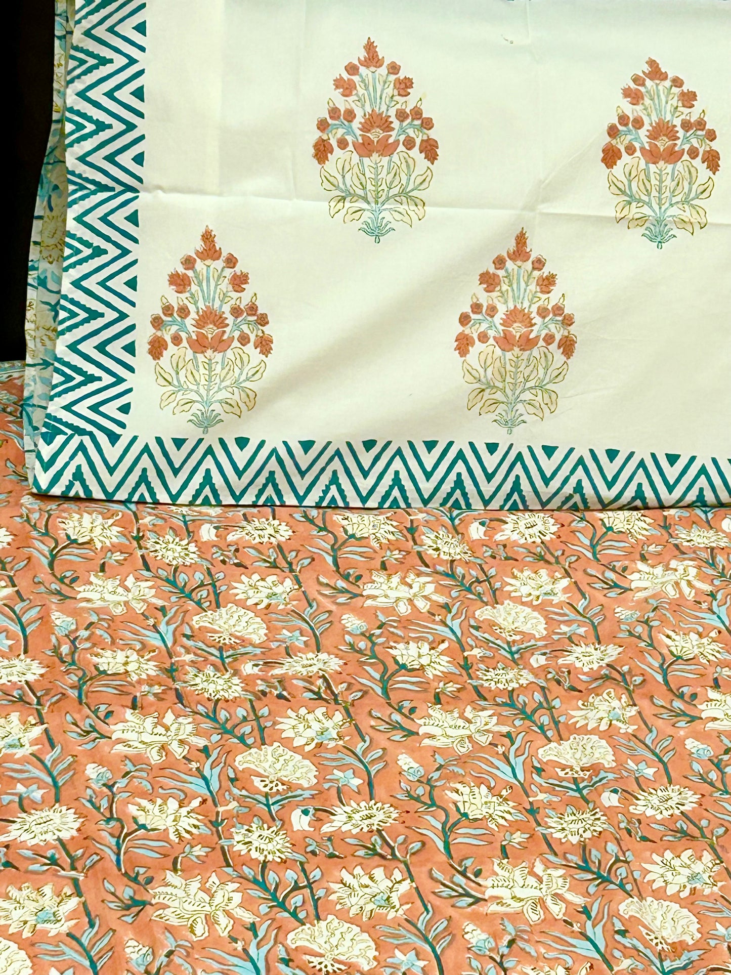 Handblock Printed Bedsheet