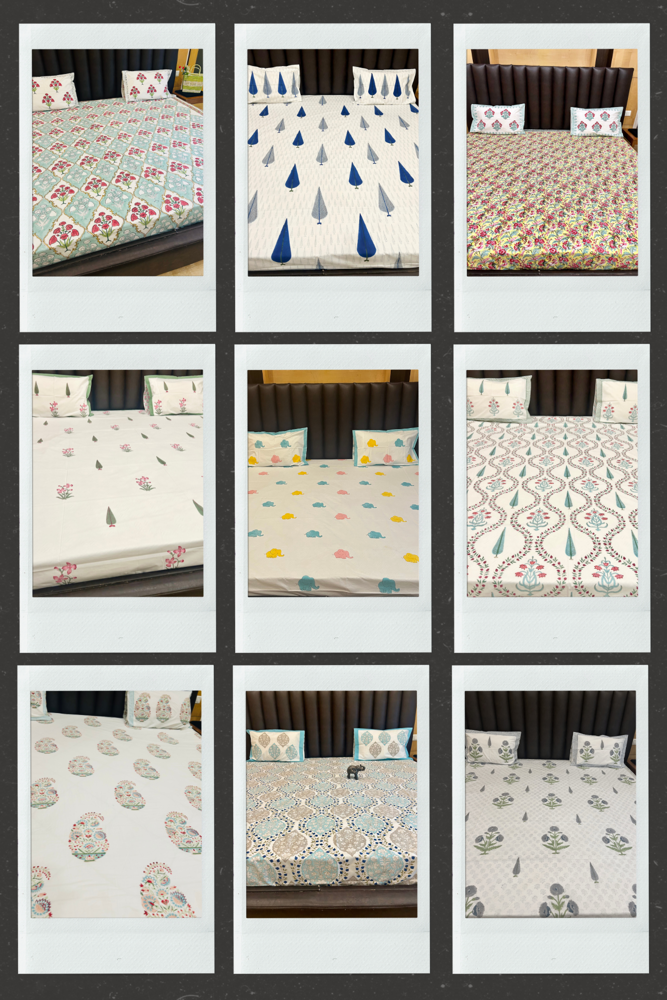 PURE COTTON ARTISANAL HANDBLOCK BEDSHEETS