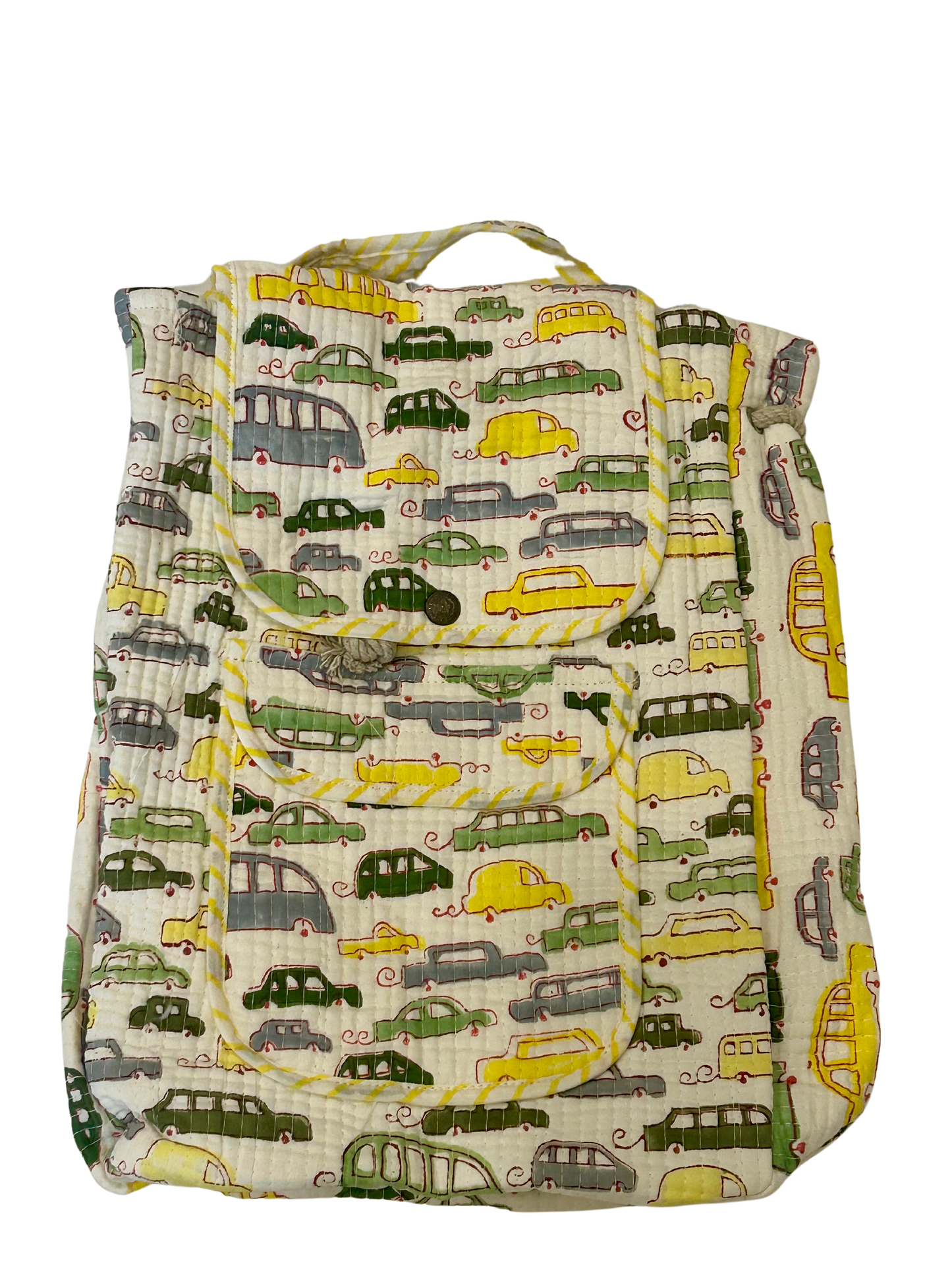 Handblock printed 100% eco friendly(plastic free) kids school bags