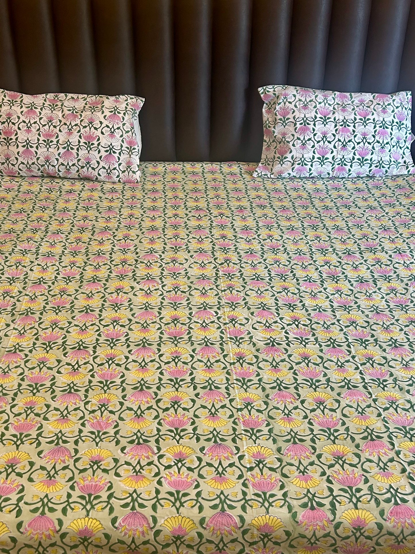 Bundle Of Joy Handblock bedsheet