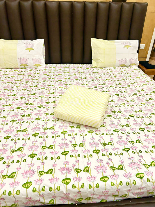 Handblock Printed Bedsheet