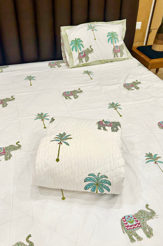 Handblock Printed Bedsheet