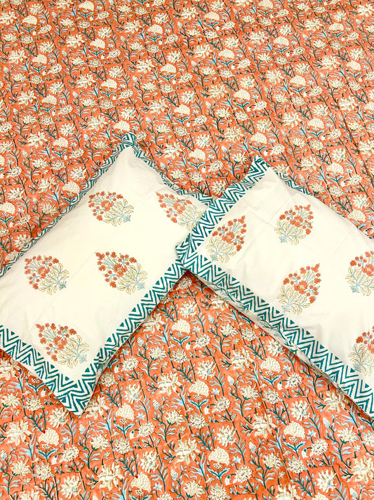 Handblock Printed Bedsheet