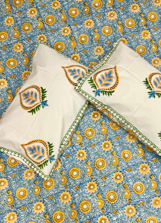 Handblock Printed Bedsheets